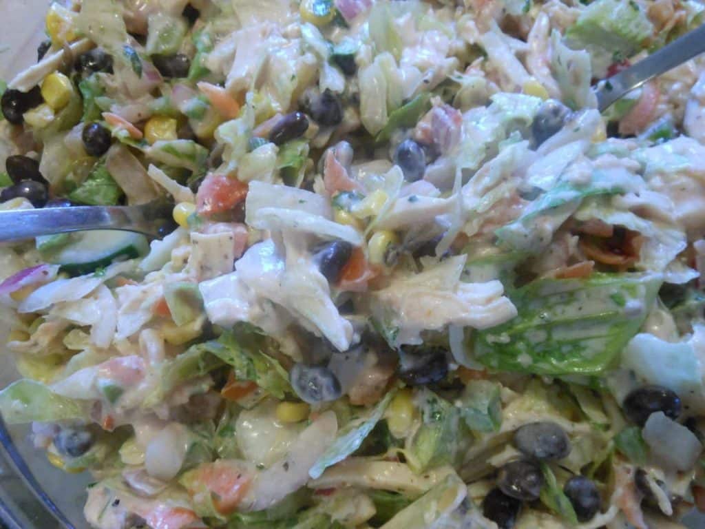 chopped taco salad