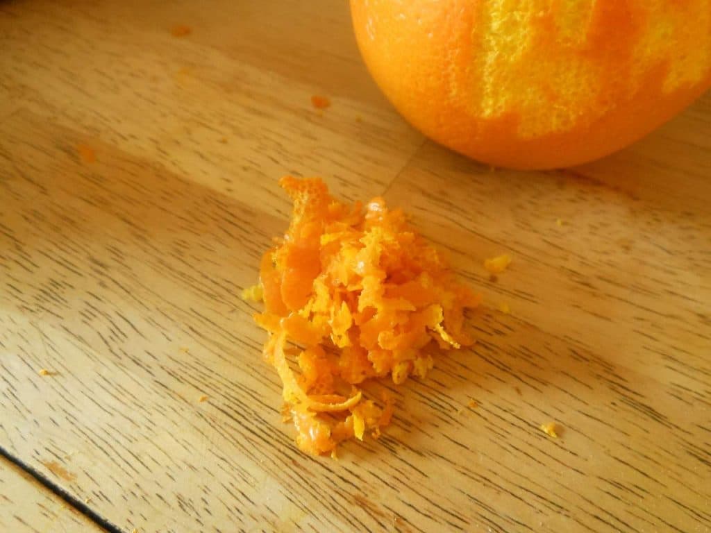 orange peel for flavoring