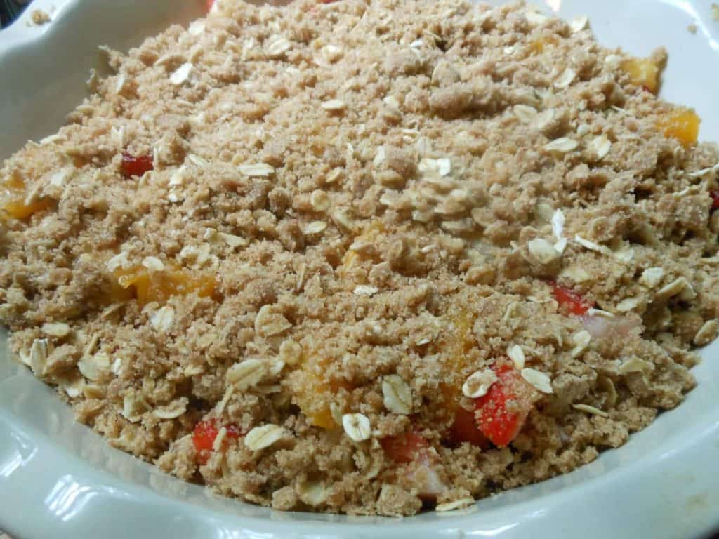 crumbly topping