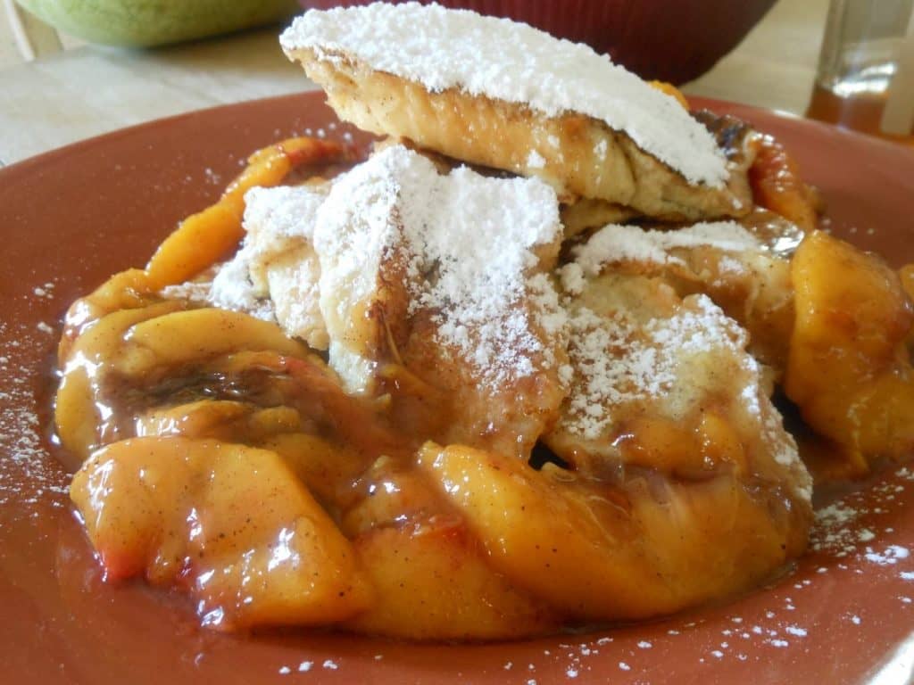 bourbon peach french toast recipe