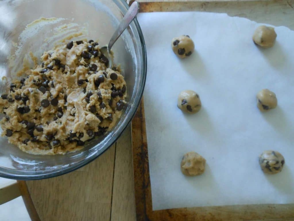 cookie dough... true love Best Big Fat Chewy Chocolate Chip Cookies