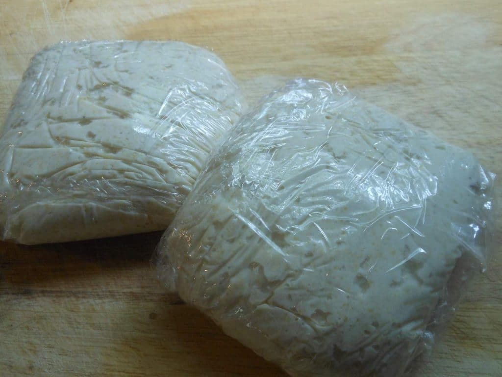 wrap in plastic