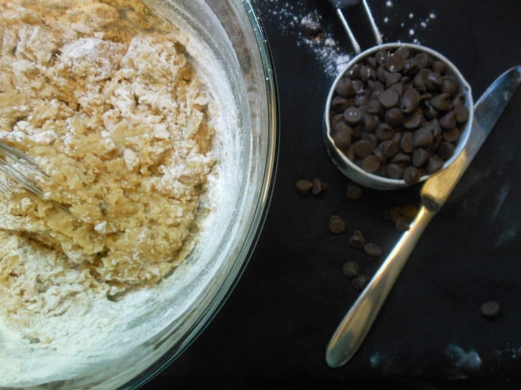 making cookies Best Big Fat Chewy Chocolate Chip Cookies