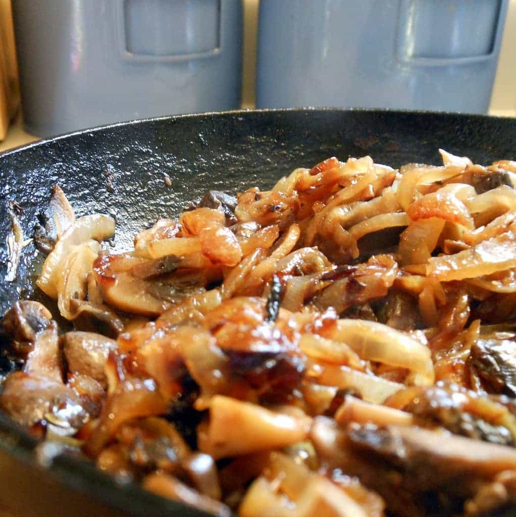 Pappardelle with Caramelized Onions & Crispy Kale Sugar Dish Me
