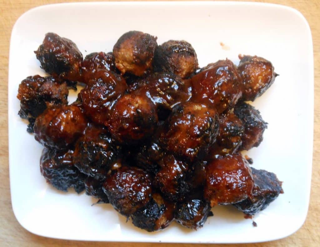 BBQ Turkey Meatballs 1 BBQ meatballs