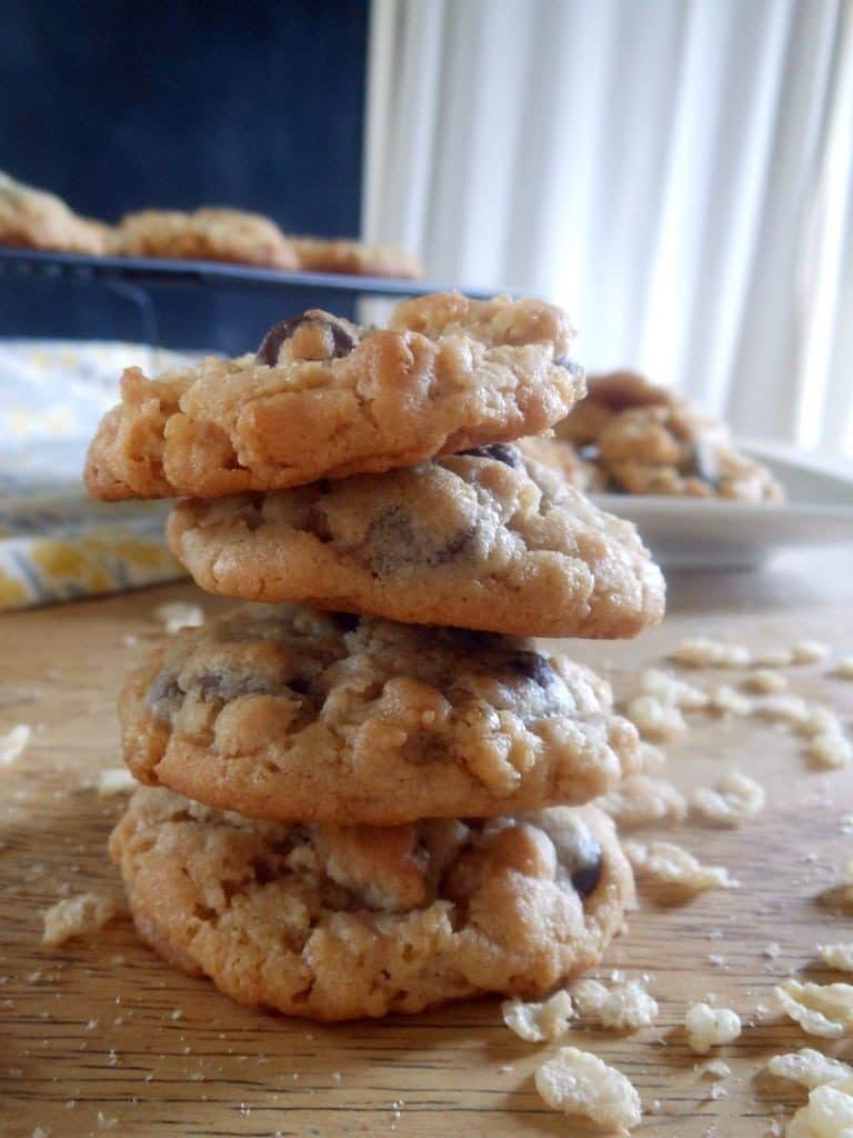 Rice Krispies Chocolate Chip Peanut Butter Cookies 4 Cereal Crunch Chocolate Peanut Butter Cookies