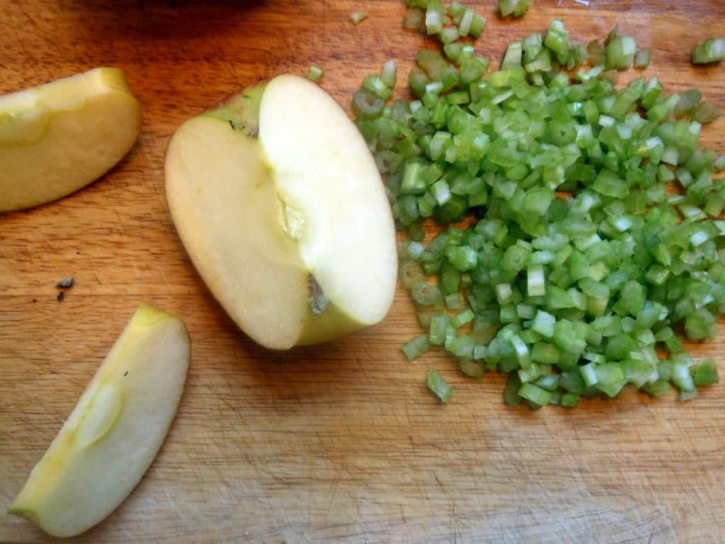 apples & celery chicken salad with apples recipe