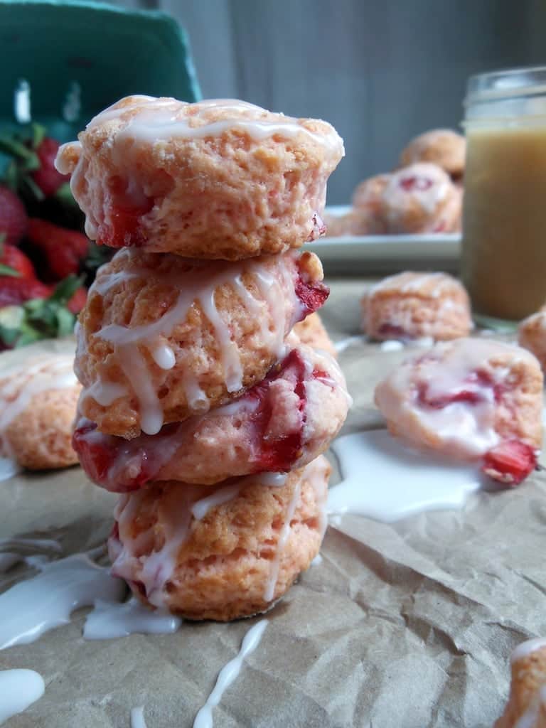 Strawberries and Cream Scones Surprise Recipe Swap Sugar Dish Me