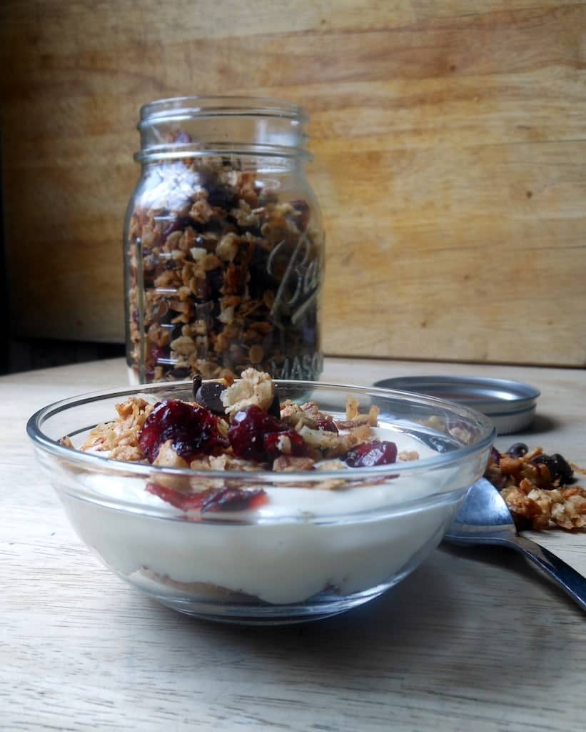 Maple and Brown Sugar Granola Sugar Dish Me