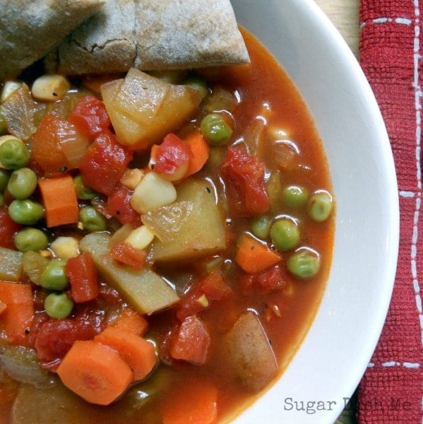 Homemade Fresh Vegetable Soup Sugar Dish Me