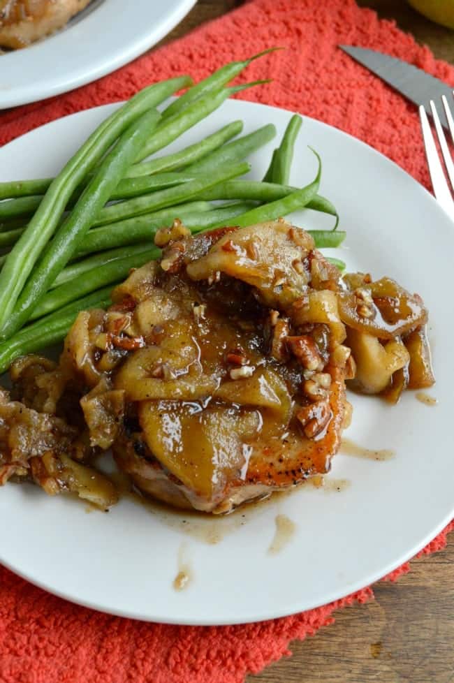 Caramel Apple Pork Chop Recipe