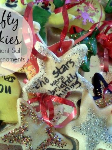 Crafty Cookies; Salt Dough Ornaments that are only 3 ingredients!