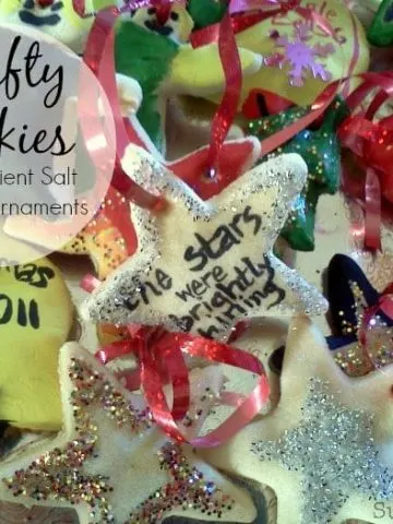 Crafty Cookies; Salt Dough Ornaments that are only 3 ingredients!