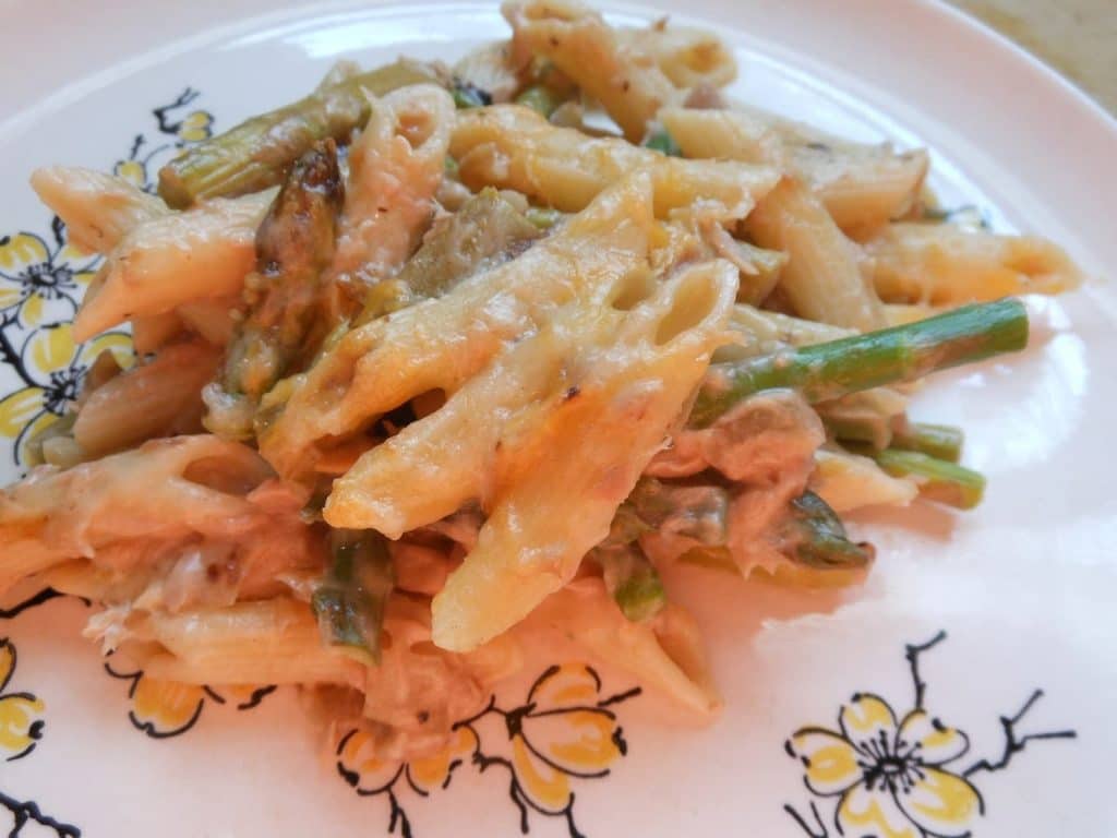 Tuna Noodle and Asparagus Casserole