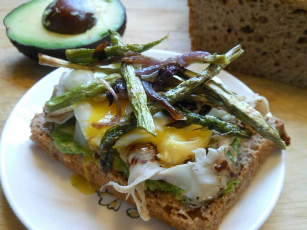 Spring Asparagus Toast