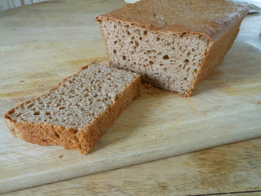 No Knead Whole Wheat Sandwich Bread