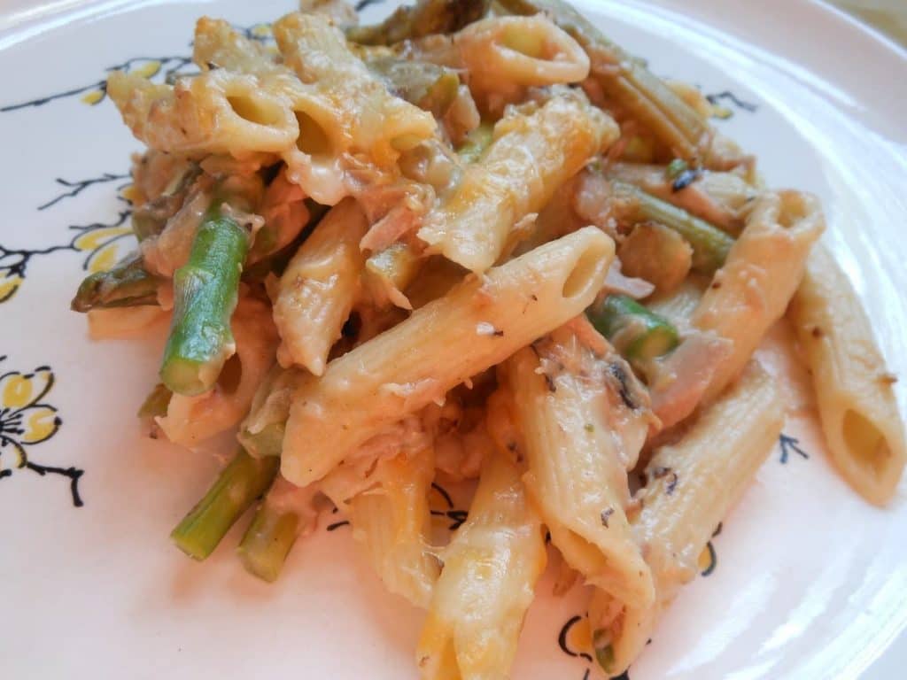 Tuna Noodle Asparagus Casserole