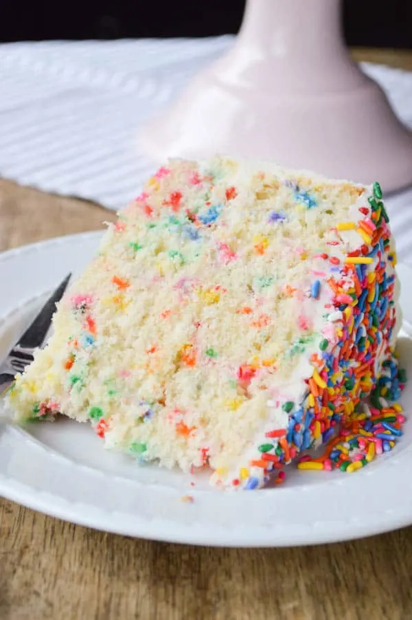 Funfetti Cake made from scratch