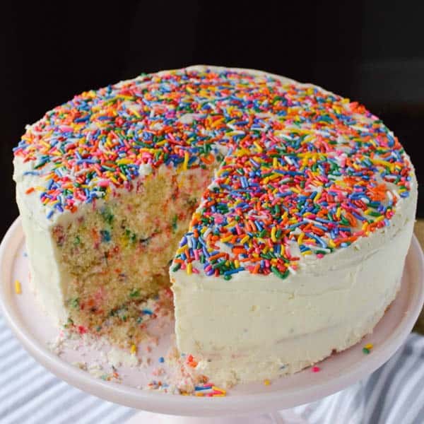Funfetti Cake From Scratch Sugar Dish Me