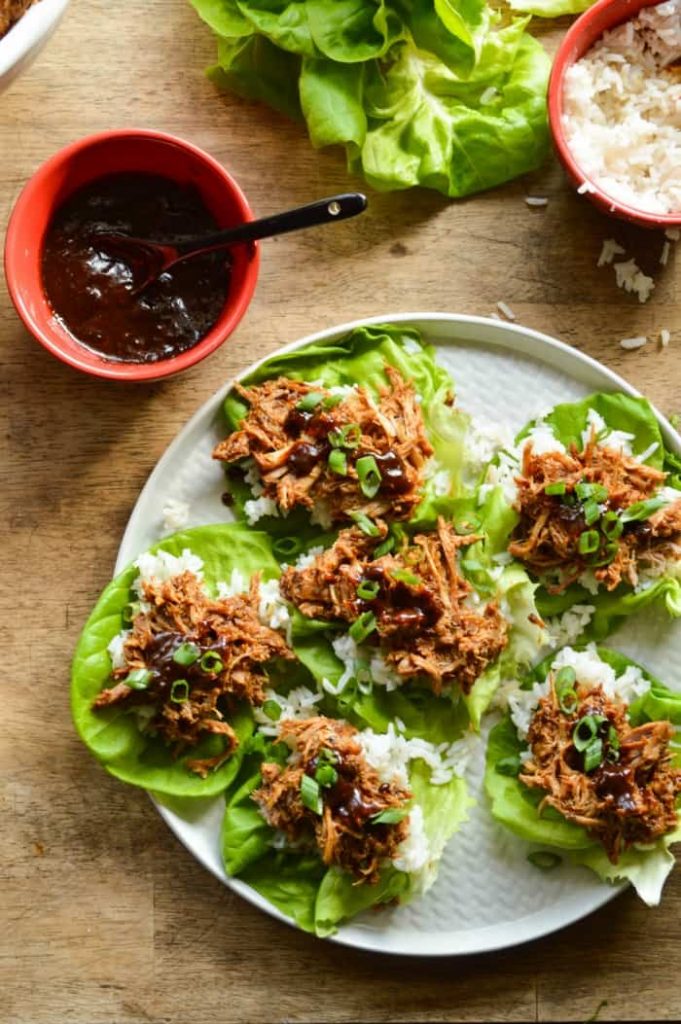 Chinese Pork Lettuce Wraps Sugar Dish Me