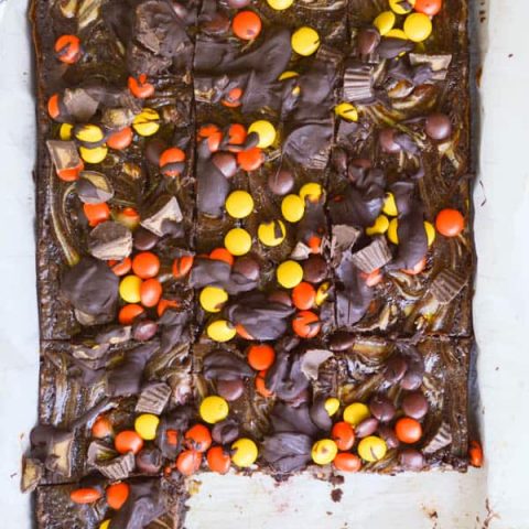 Reese's Peanut Butter Cheesecake Brownies