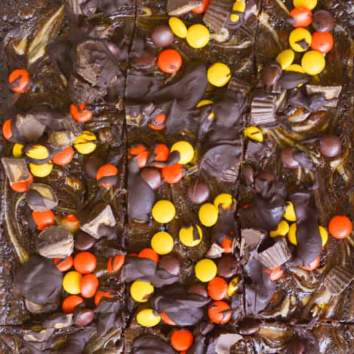 Reese's Peanut Butter Cheesecake Brownies