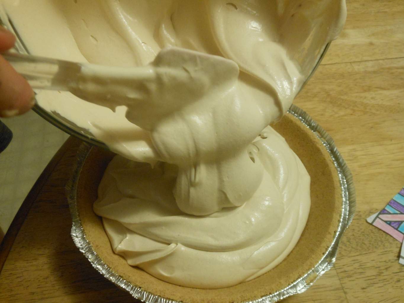 pour into a prepared pie crust Sugar Dish Me