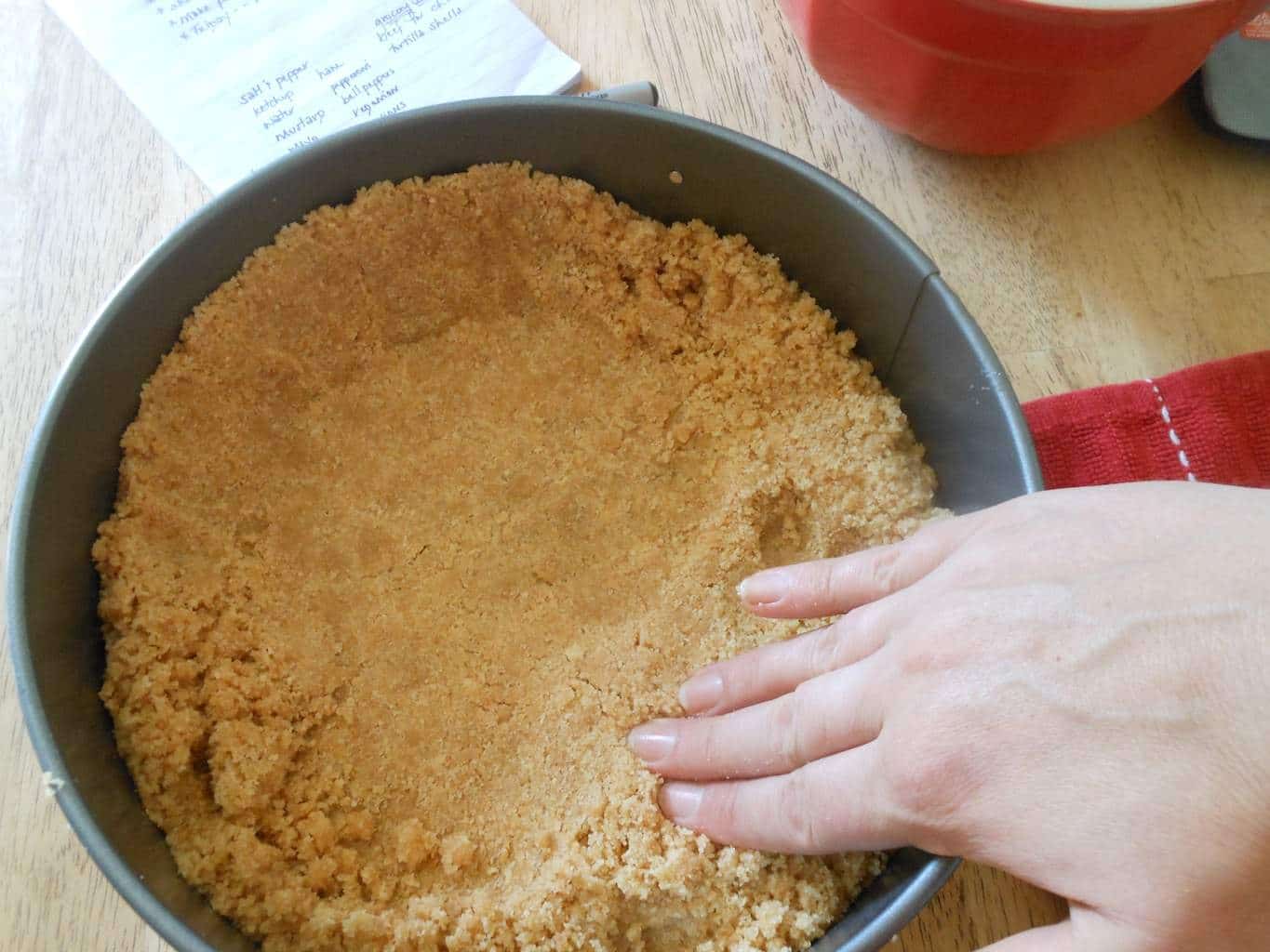 Pumpkin Cheesecake In Springform Pan With Cake Mix Crust Pumpkin Cheesecake In Springform Pan With Cake Mix Crust