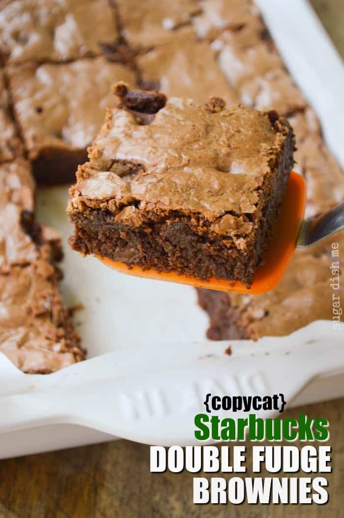 Copycat Starbucks Double Fudge Brownie Recipe