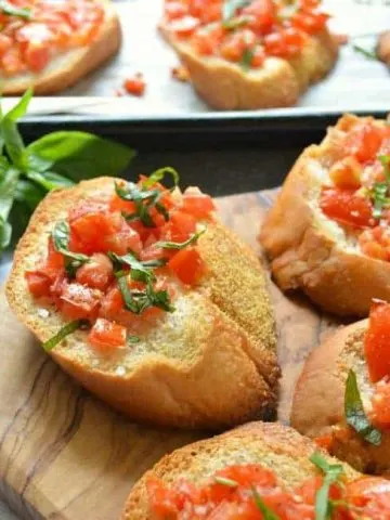 Fresh Tomato Bruschetta Recipe