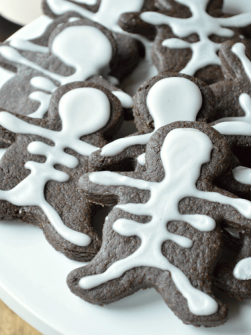 Chocolate Skeleton Men Cookies