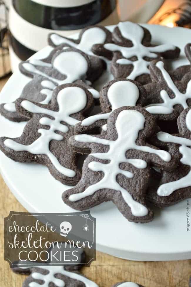 Chocolate Skeleton Men Cookies