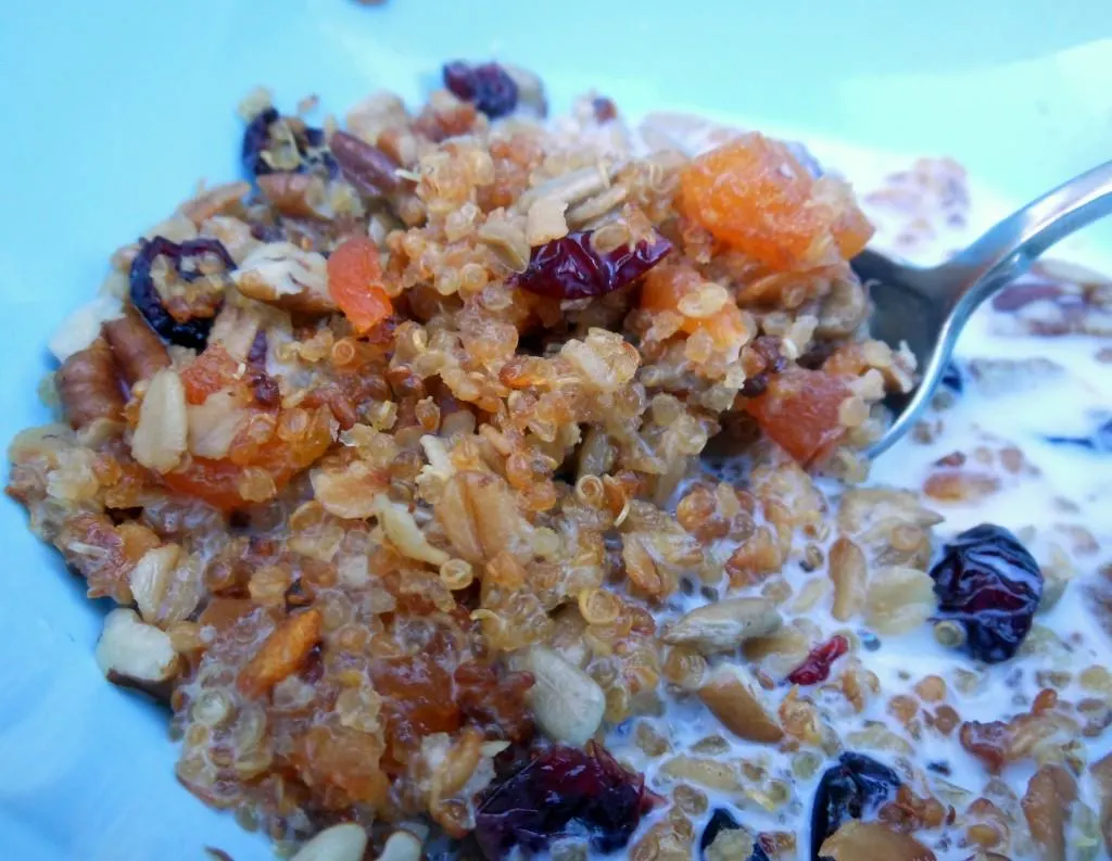 Cranberry Pecan Quinoa Granola