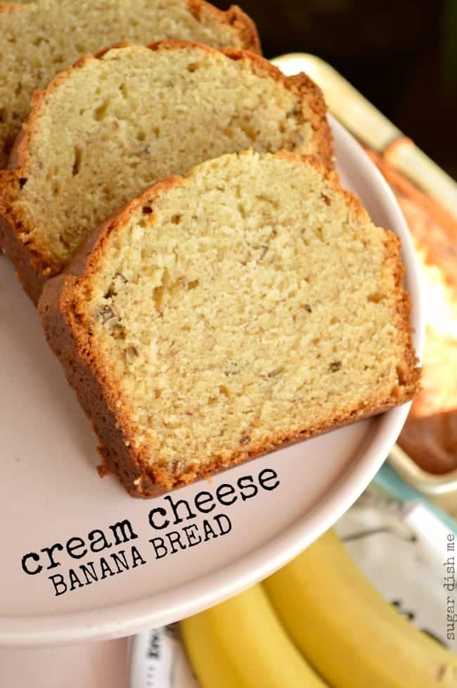 Cream Cheese Banana Bread - - Sugar Dish Me