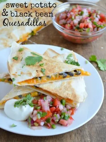 Sweet Potato and Black Bean Quesadillas