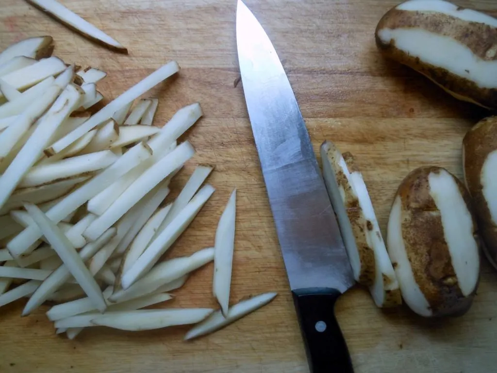 Baked Cheesy Mustard and Sweet Onion Fries