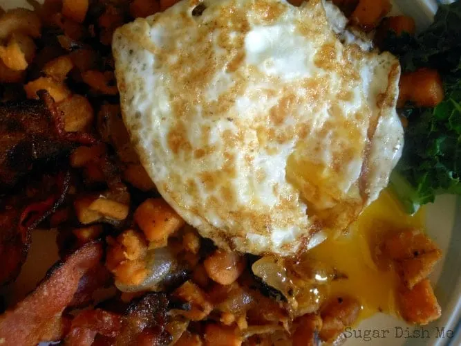 Easy Bacon Sweet Potato Hash