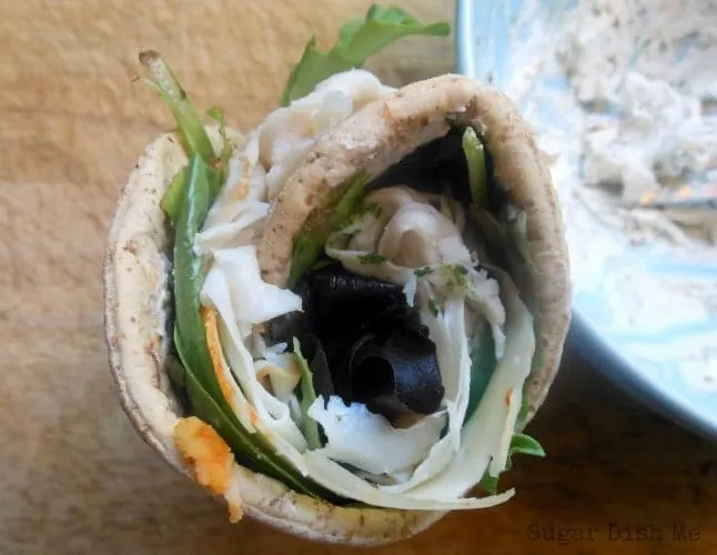 Garlic Herb Cream Cheese Spread and Herby Turkey