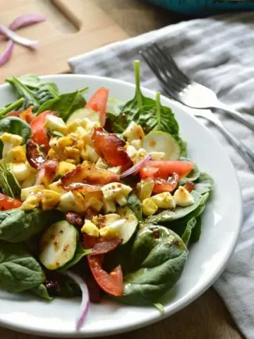 Hot Bacon Vinaigrette Salad