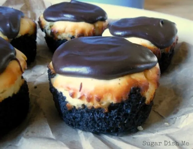 Mini Mocha Cappuccino Cheesecakes