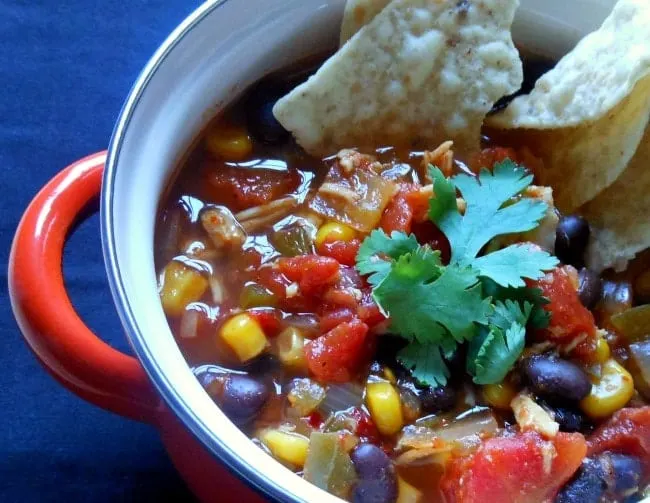 Slow Cooker Chicken Tortilla Soup Recipe