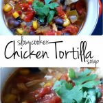 Slow Cooker Chicken Tortilla Soup