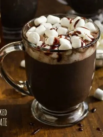 Bourbon Spiked Hot Chocolate