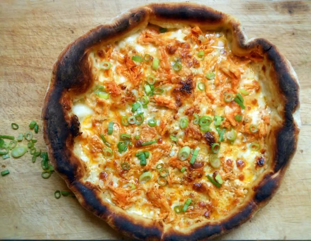 Buffalo Chicken Skillet Pizza