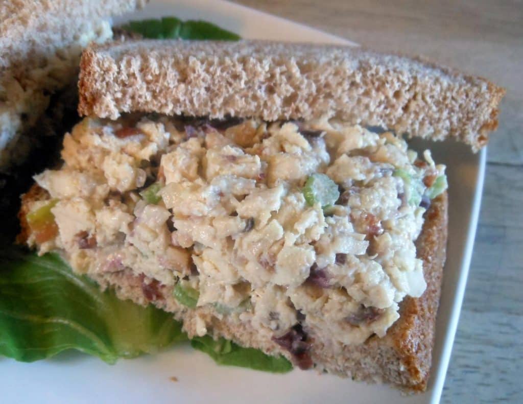 Cranberry Apple Almond Chicken Salad