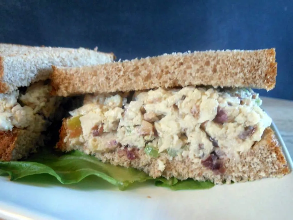 Cranberry Apple Almond Chicken Salad