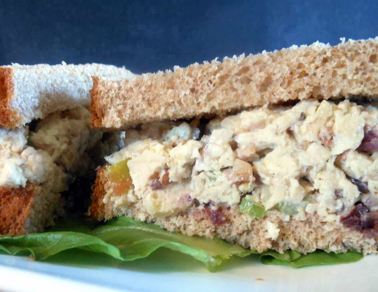 cranberry almond chicken salad