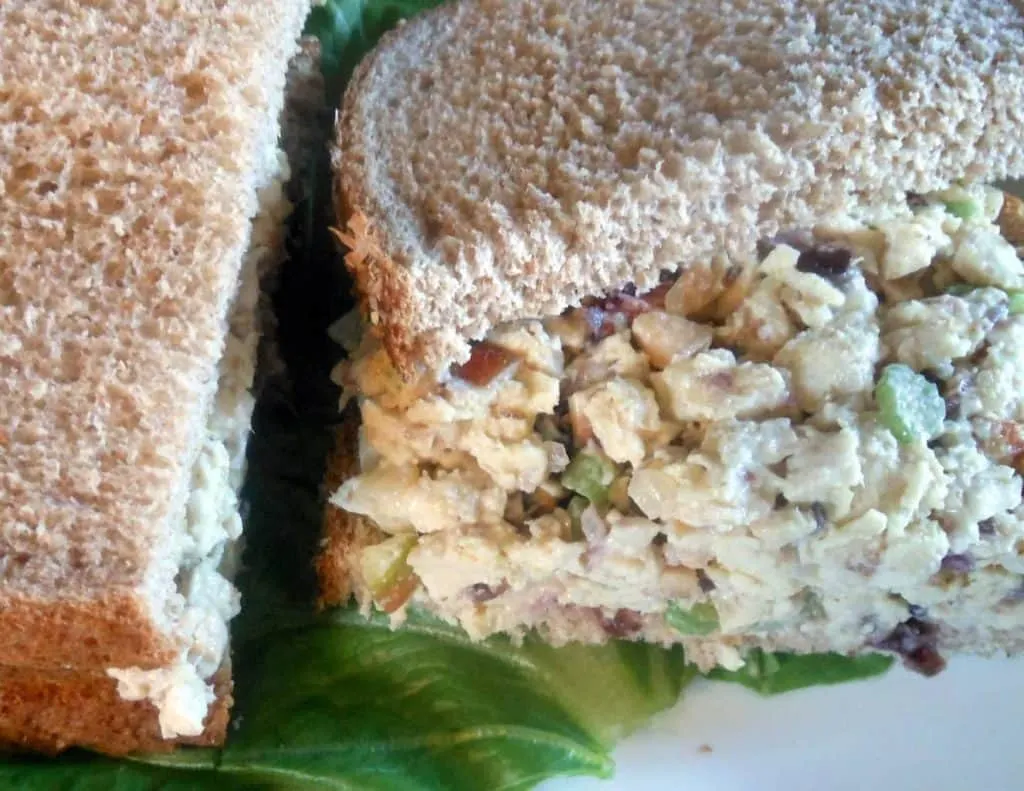 Cranberry Apple Almond Chicken Salad