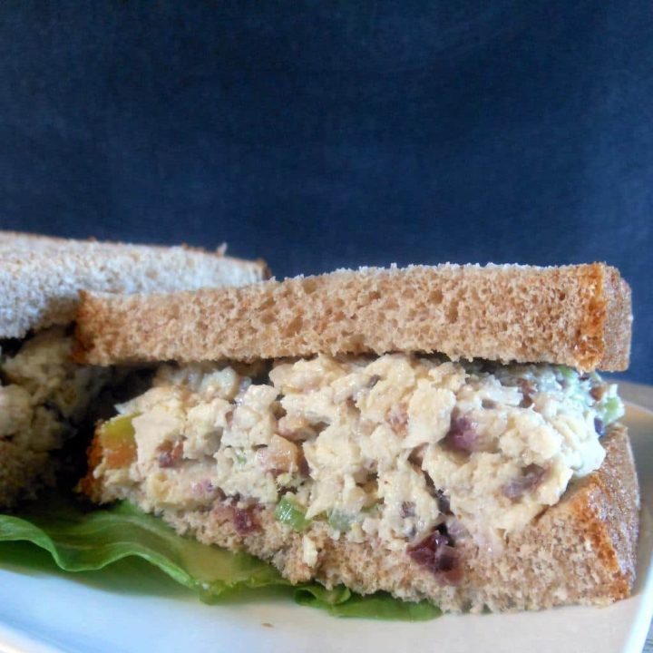Cranberry Apple Almond Chicken Salad