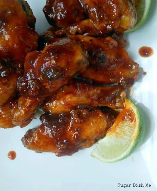 Baked Wings Recipe with Honey Chipotle Sauce